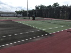 Tennis Court Pressure Washing